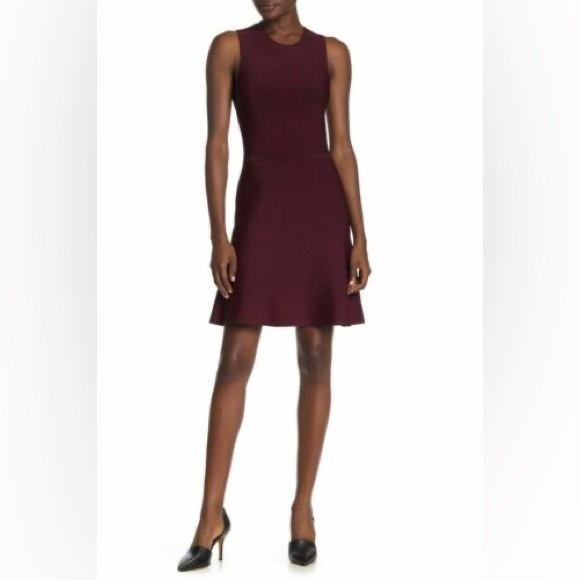 Theory Marl Flare Dress - Picture 3 of 3